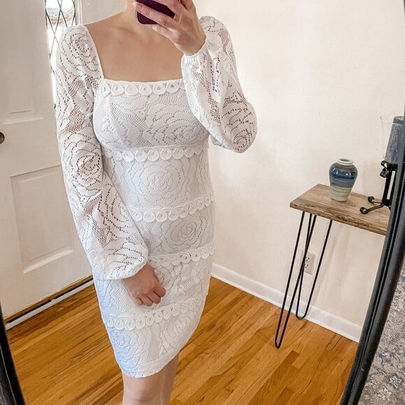 Lilly Pulitzer Zoella Lace Dress Resort White 2 - Picture 1 of 8